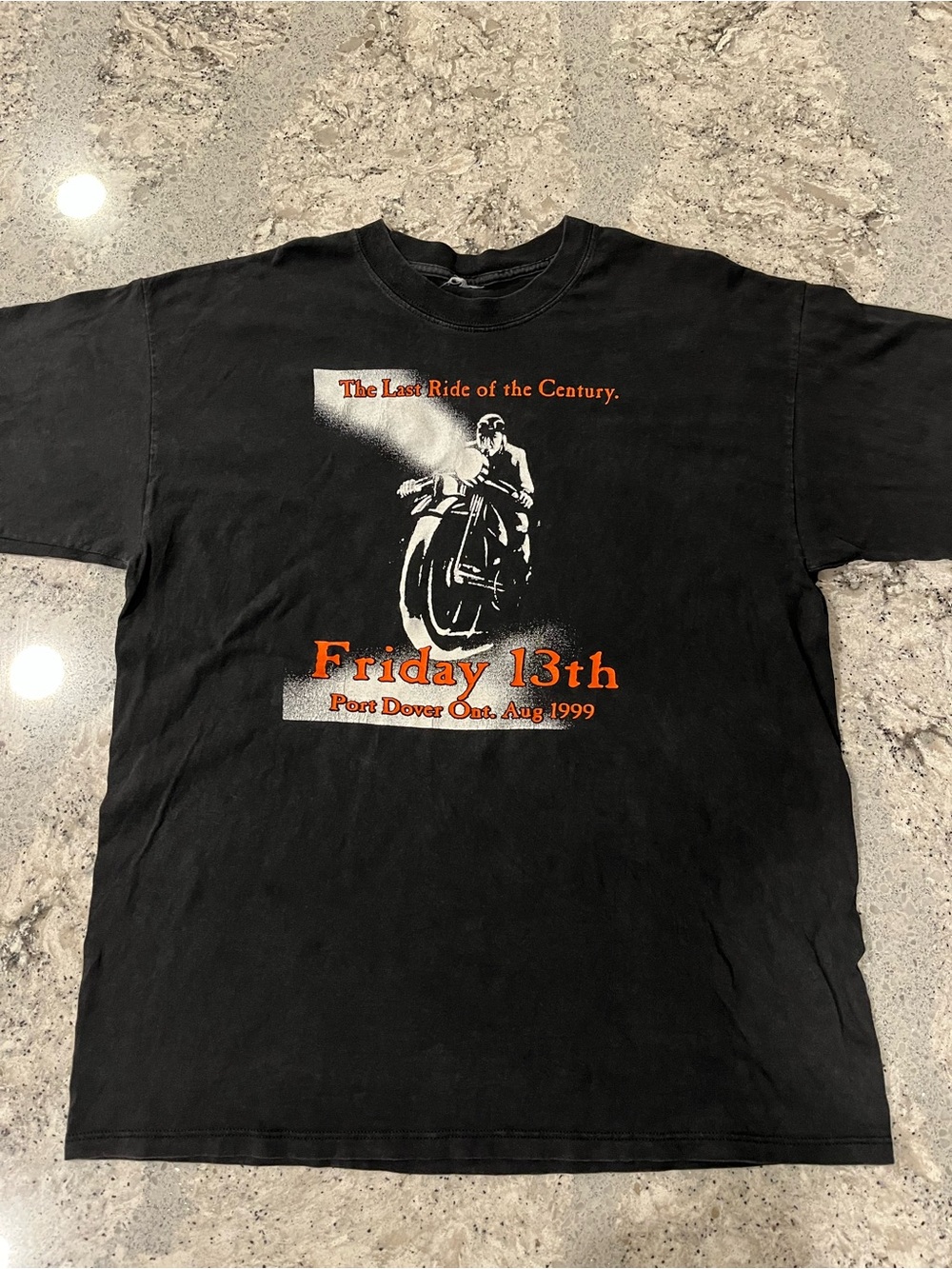 Vintage 1999 Friday the 13th Port Dover Motorcycle Tee